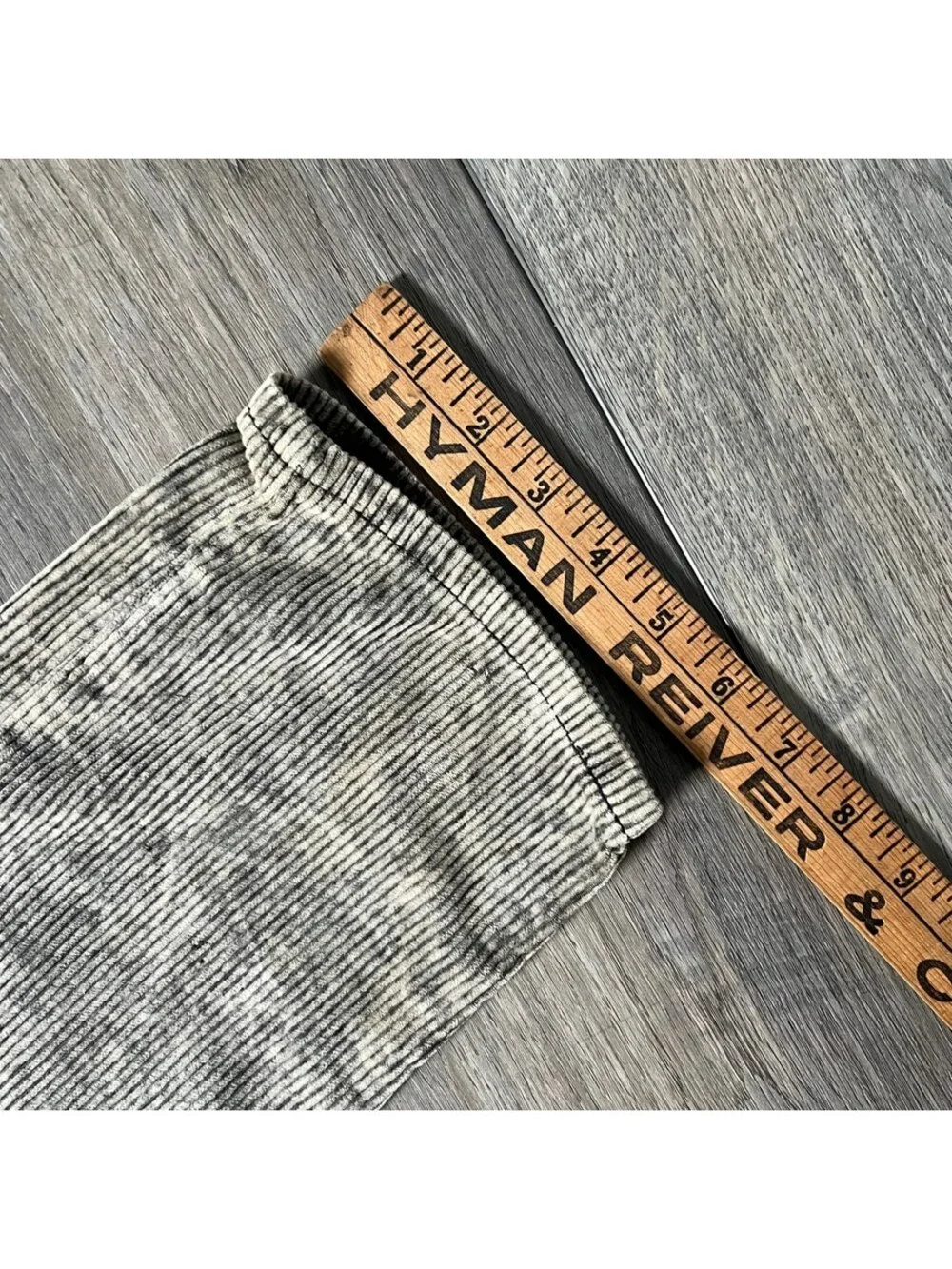 Vintage Levi's Men's 30x32 Acid Wash Corduroy Pants Gray Black Faded Wash USA